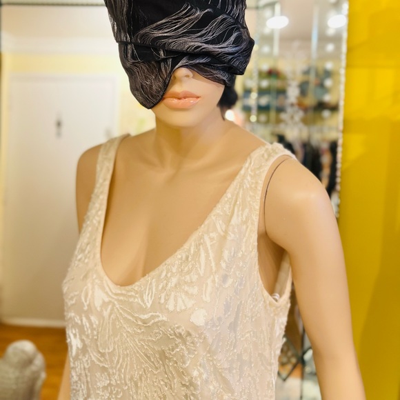 MONTAGE By MON CHERI Maxi Night Gown Size 16 Sleeveless 100% Silk - Picture 7 of 17